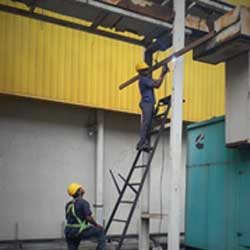 Erection of Bus Duct