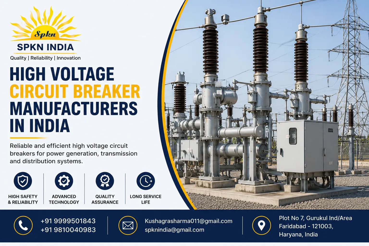 High Voltage Circuit Breaker Manufacturers in India